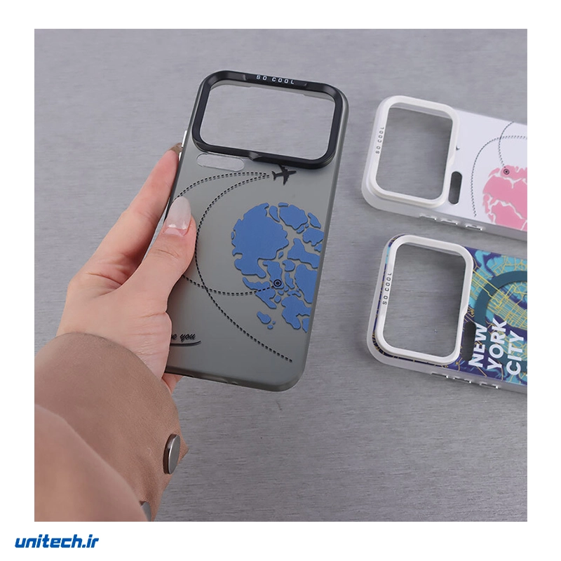 قاب So Cool طرح جغرافیا iPhone 17 Pro Max2